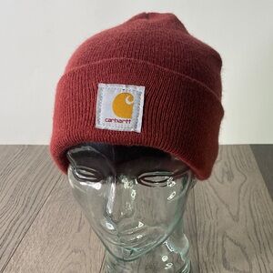 Carhartt Deep Red Knit Hat